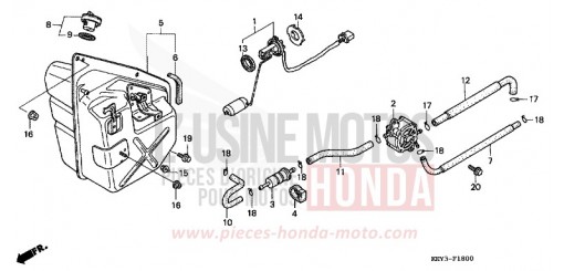 RESERVOIR A CARBURANT FES1251 de 2001